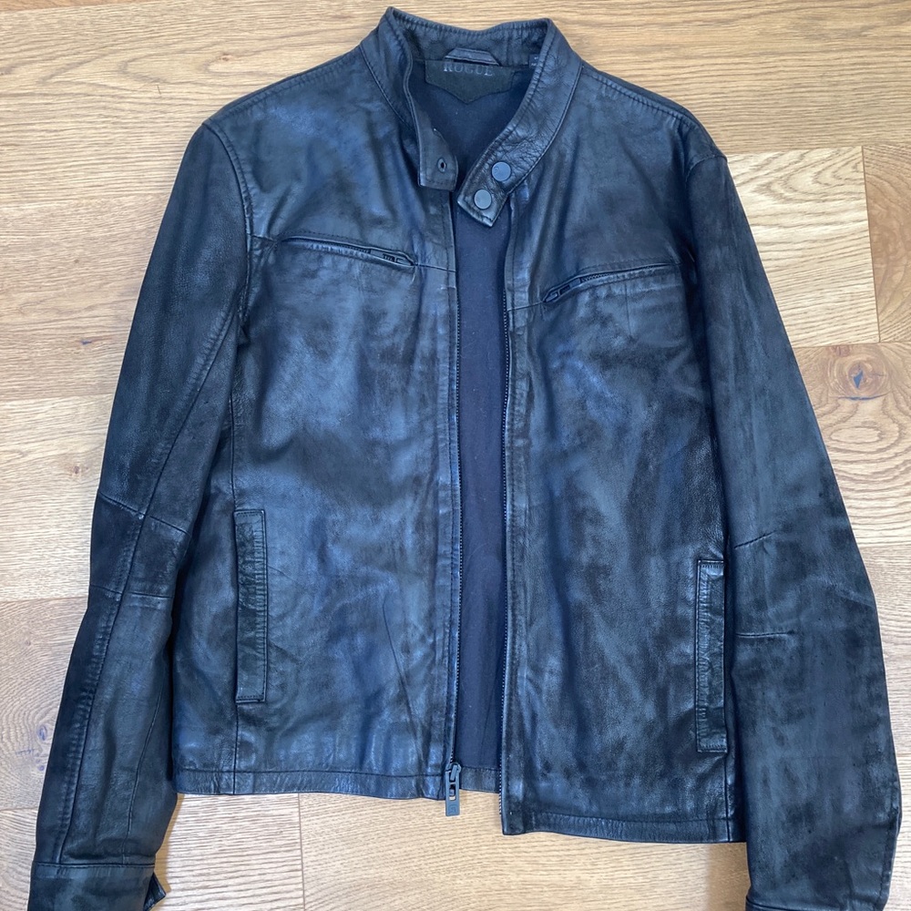 Rogue cafe racer style leather jacket